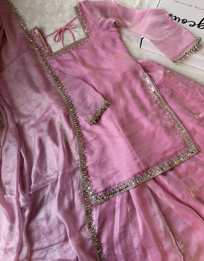 Blush Sharara Set