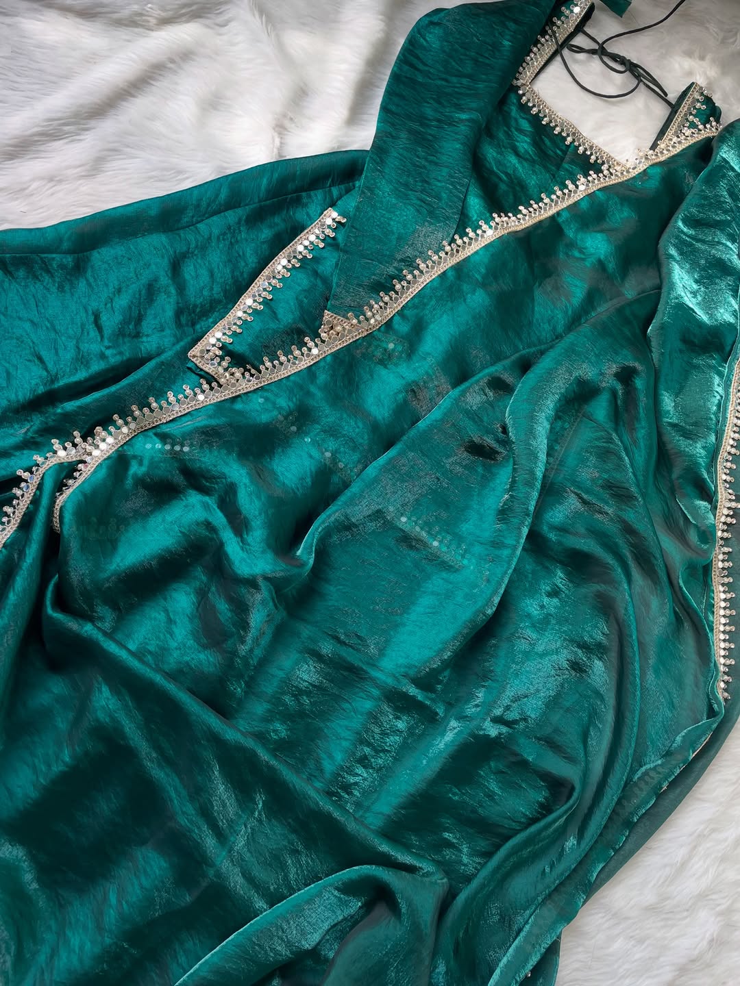 Green Sharara Set